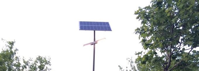 Solarleuchte protos von photinus in Istanbul